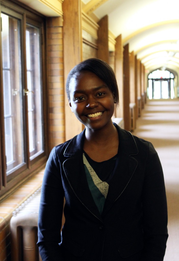 Nonsi Sibanda, 2014/15's president of the Redekop School of Business Students Association (RSBSA): “I love being at RSB.”