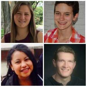 CMU's 2015 Leadership Scholarship winners: (counter-clockwise from top left)
