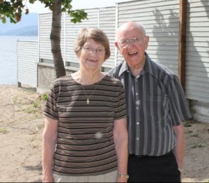 David "Doc" Schroeder with his wife