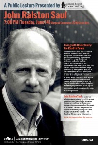 John Ralston Saul Poster