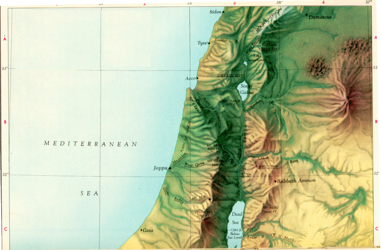 Maps of the Israel/Palestine