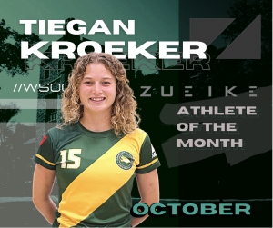 Tiegan Kroeker: October's Zueike Female Athlete of the Month
