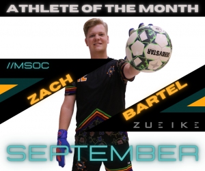 Zach Bartel: September's Zueike Male Athlete of the Month