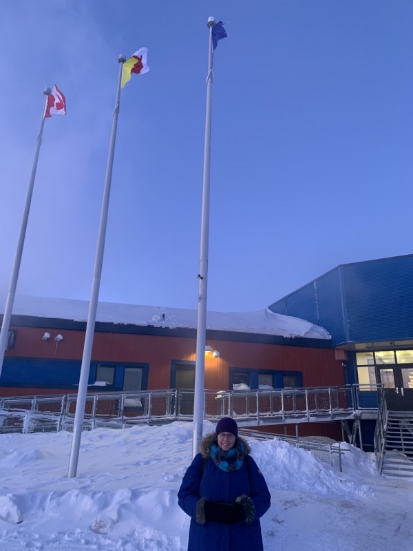 Katrina Brooks (CMU '15, BA English) teaches at Qiqirtaq Ilihakvik High School in Gjoa Haven, Nunavut