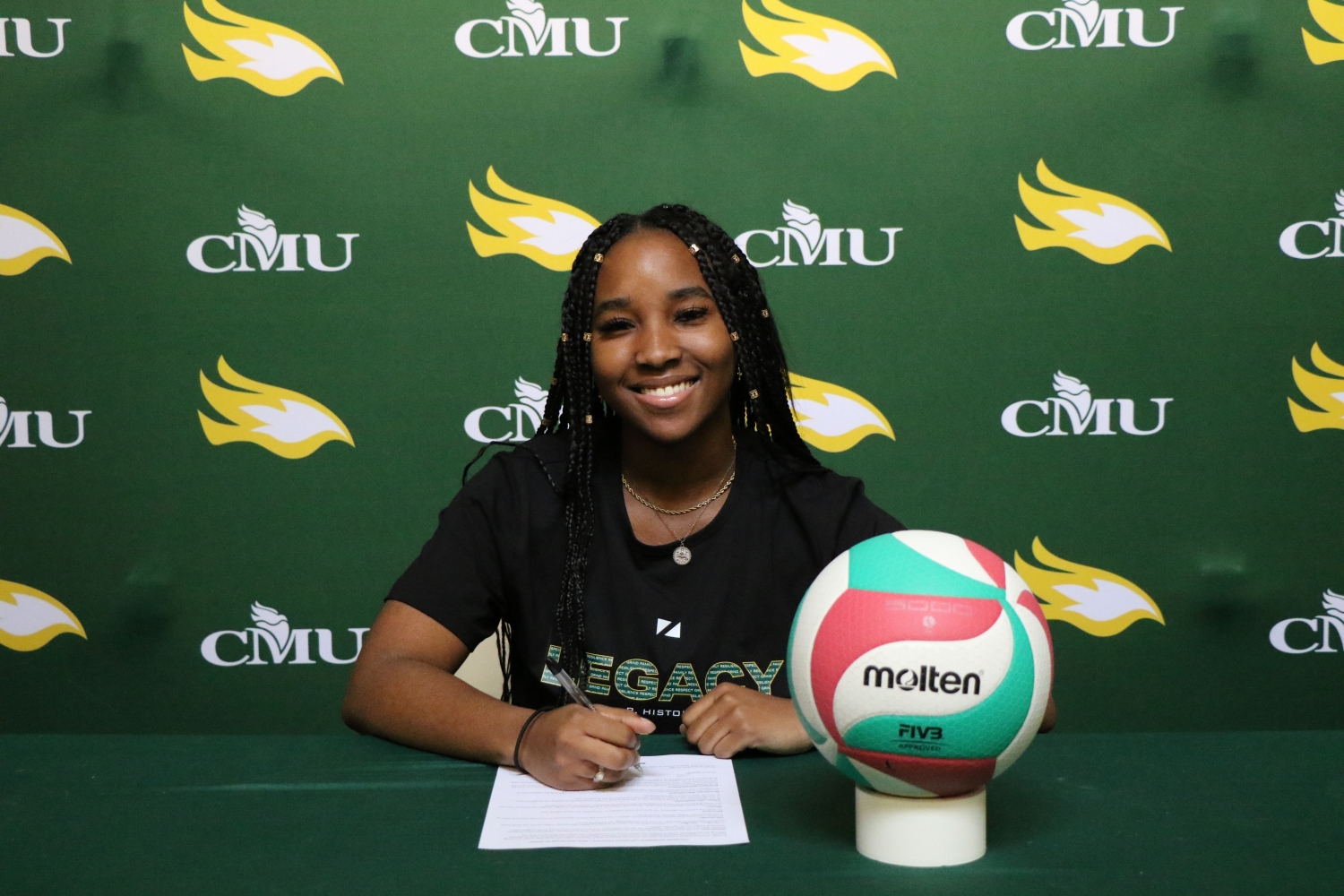 All Roads Lead to CMU for Women's Volleyball's Latest Signing All Roads Lead to CMU for Women's Volleyball's Latest Signing