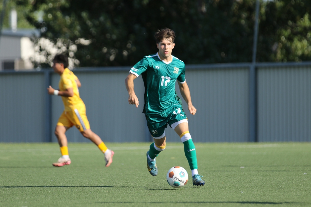 Pavao patrols the middle of the pitch during their home opener against the Bobcats Pavao patrols the middle of the pitch during their home opener against the Bobcats