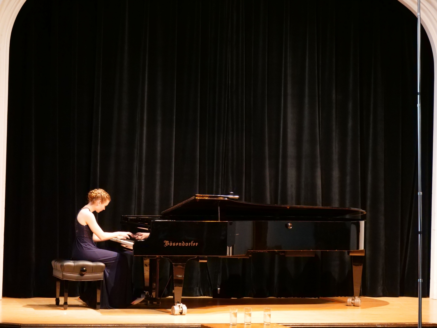 Anna Schwartz performing at the 17th annual Verna Mae Music Competition