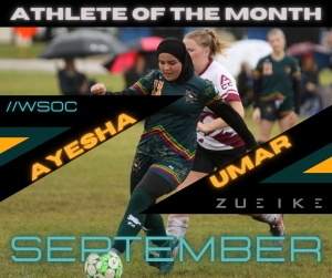 Ayesha Umar: September's Zueike Female Athlete of the Month