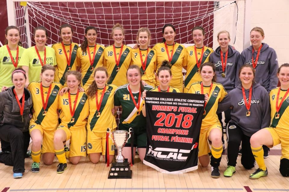 CMU's number-one ranked women's futsal team didn't disappoint this weekend, topping the USB Rouges 5-2 in the MCAC championship to lift its first-ever futsal trophy. 
 CMU's number-one ranked women's futsal team didn't disappoint this weekend, topping the USB Rouges 5-2 in the MCAC championship to lift its first-ever futsal trophy.