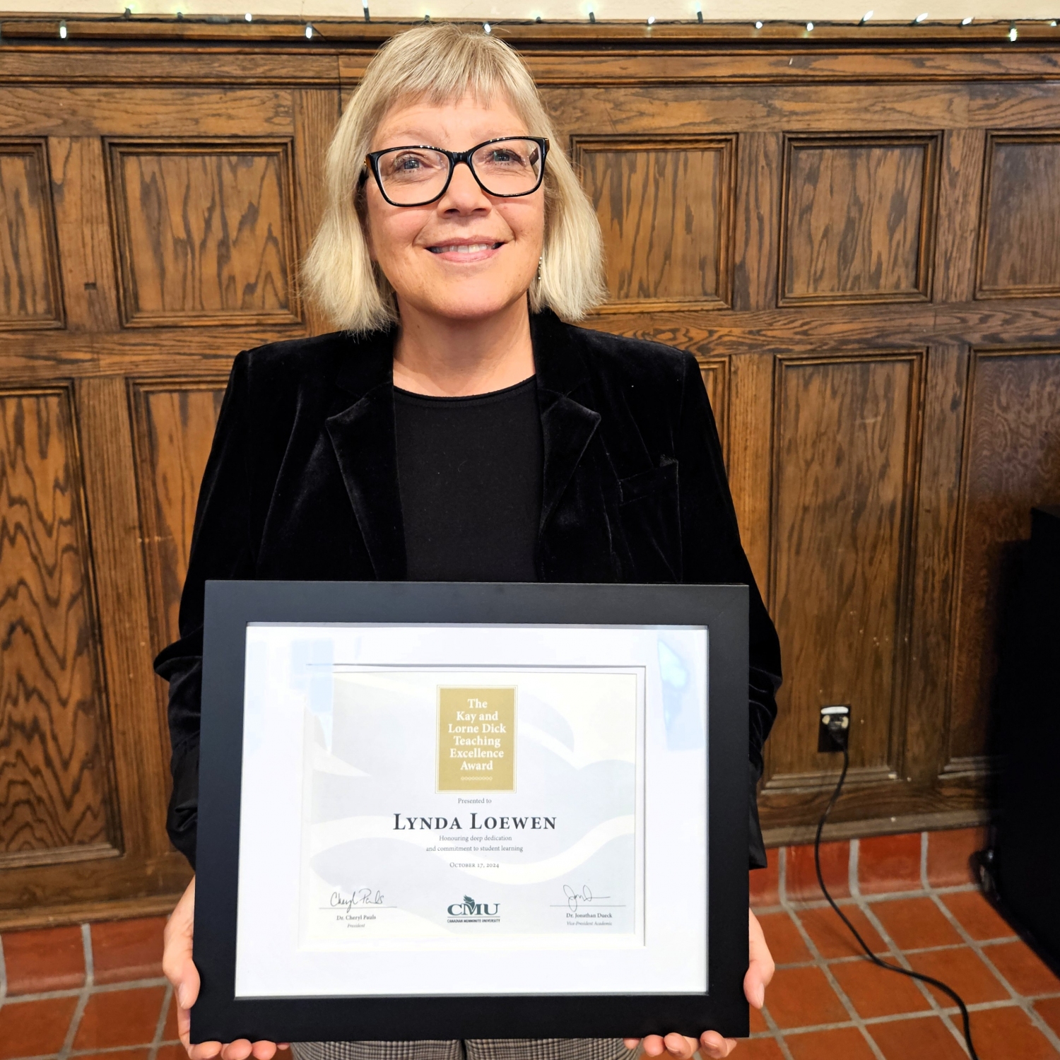 Lynda Loewen | 2024 Kay and Lorne Dick Teaching Excellence Award Recipient (video)