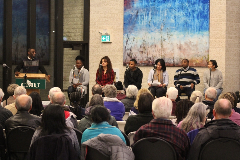CMU hosted a conversation featuring seven immigrants to Canada as part of its Face2Face conversation event titled, "Whose Neighbour Am I? Newcomers in Canada".