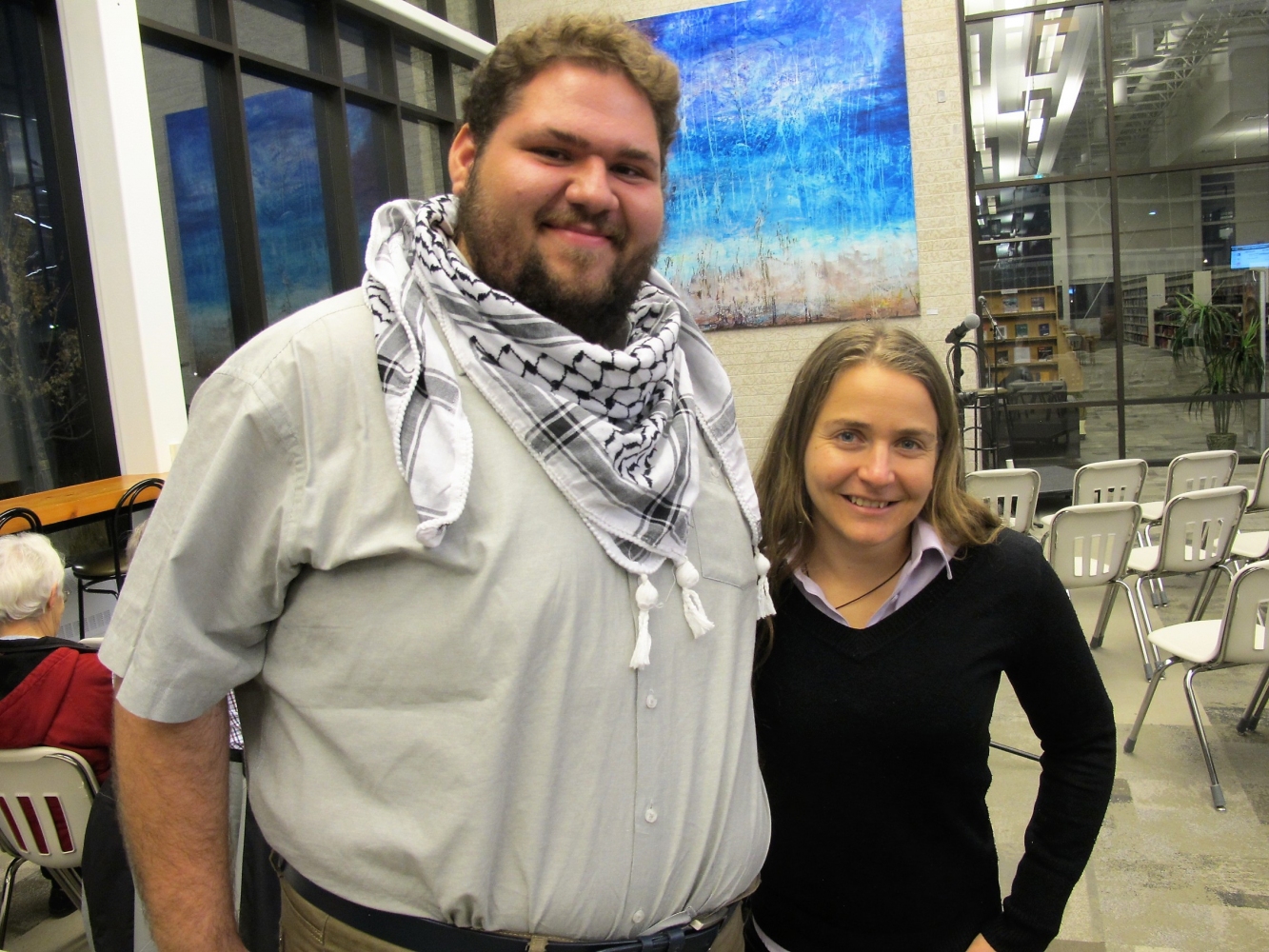 Tarek Al-Zoughbi (left), of Wi Tarek Al-Zoughbi (left), of Wi