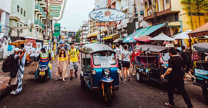 Khao San Road, Bangkok, Thailand Khao San Road, Bangkok, Thailand