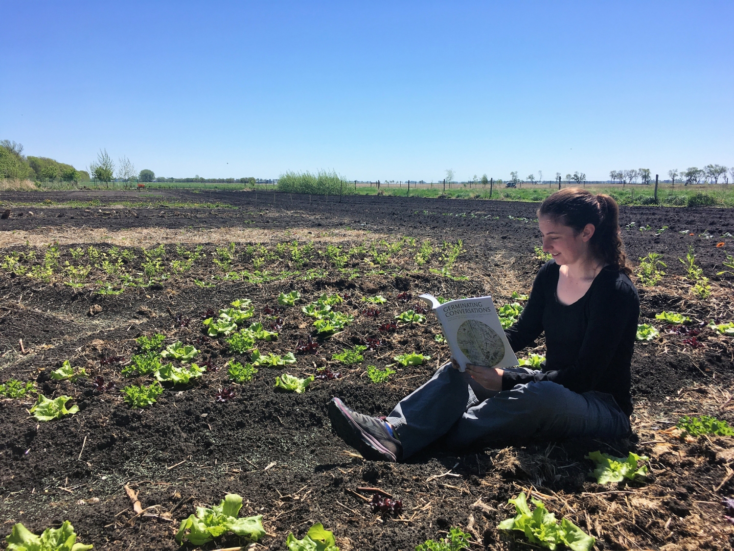Marta Bunnett Wiebe, editor of Germinating Conversations: Stories from Sustained Rural-Urban Dialogue on Food, Faith, Farming, and the Land