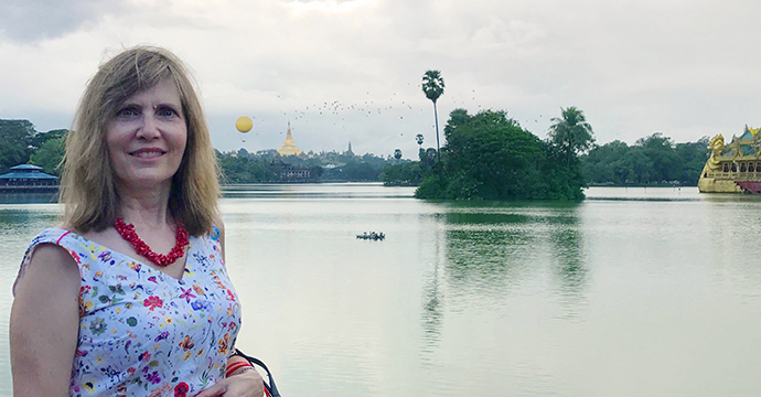 Dr. Anna Snyder in Yangon, Myanmar.
