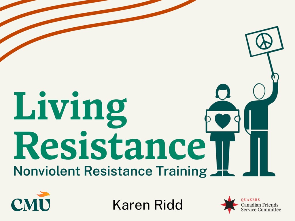 Cover page to Karen Ridd's Living Resistance presentation (click to view)
