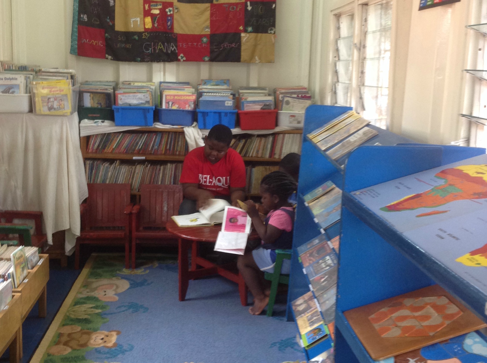 Osu Children's Library Fund is one of the new practicum opportunities in Ghana for CRS and IDS students. (Photo courtesy Ruth Taronno) 