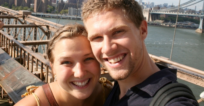 Heather Schellenberg (CMU '10) and Michael Harms (CMU '11).