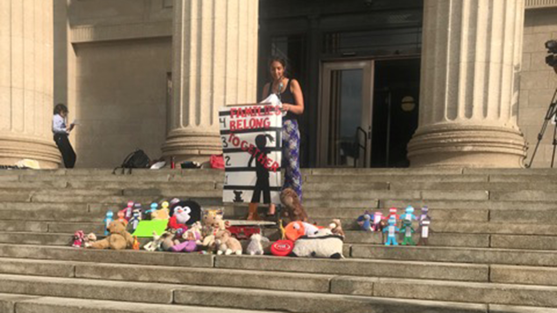 Alexandra Koslock at the Rally for Refuge