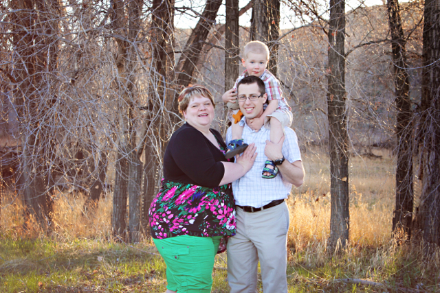 Joani and Paul Neufeldt with their son, Cayden.