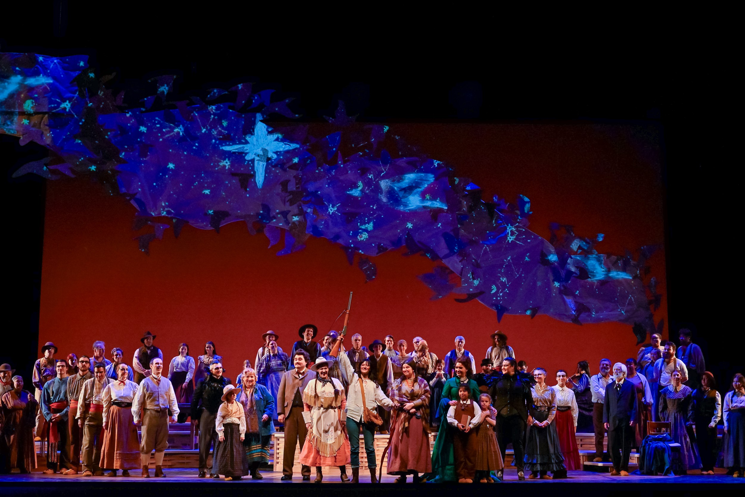 Li Keur: Riel’s Heart of the North, Manitoba Opera, November 2023. Photo: R. Tinker