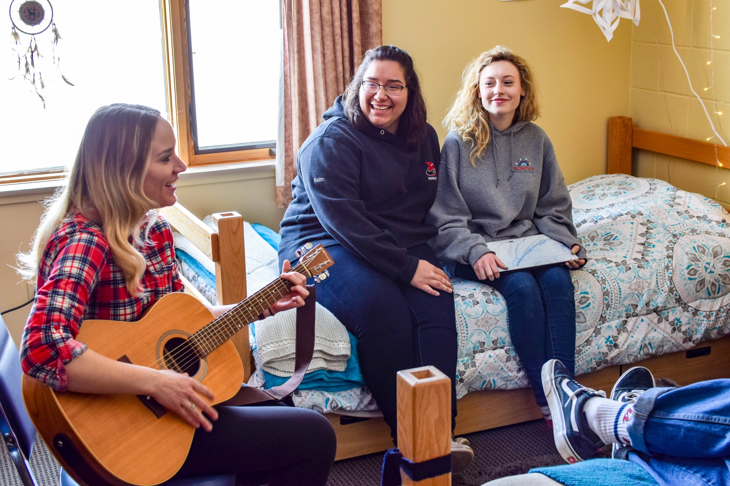 Students in Poettcker Hall