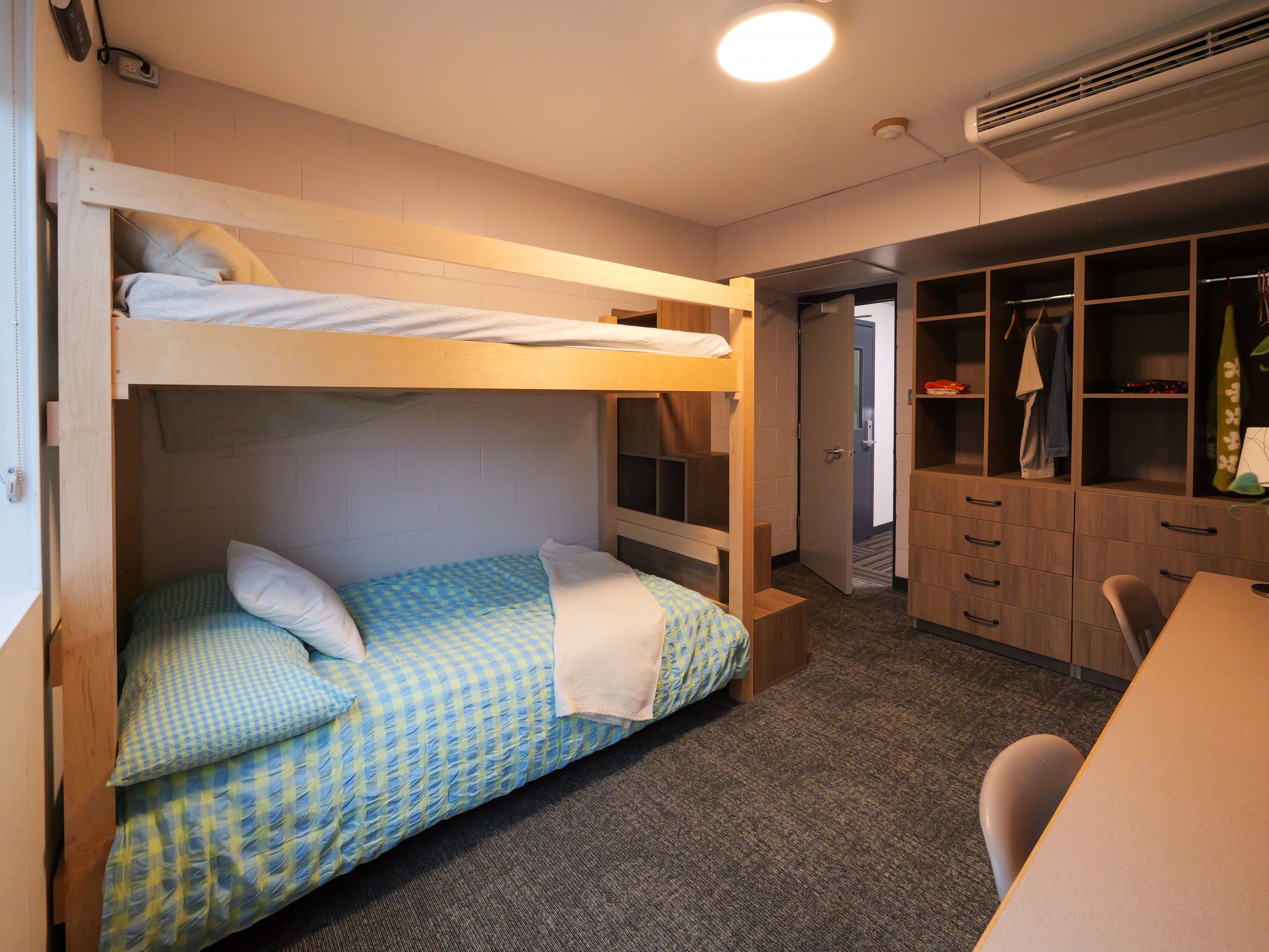 Renovated Poettcker Hall Dorm Room