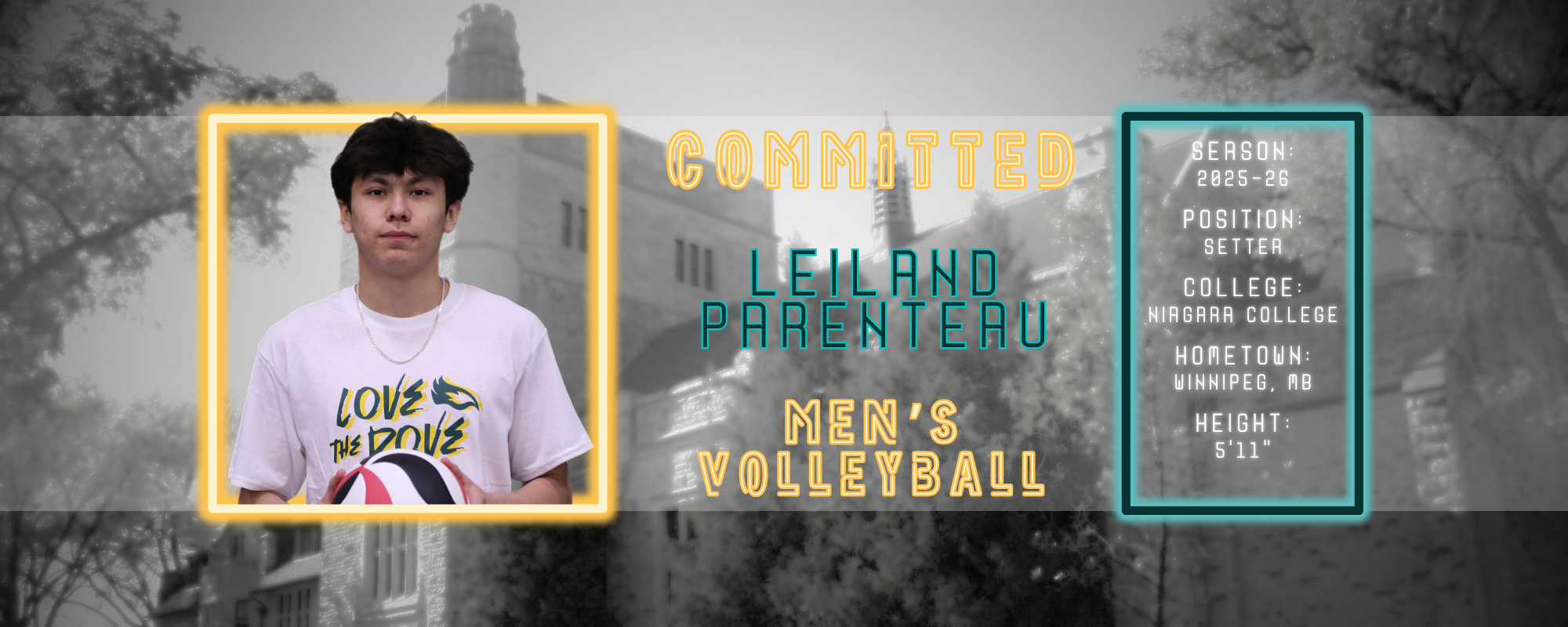 Men's Volleyball Get Set for Season with CCAA Transfer Leiland Parenteau