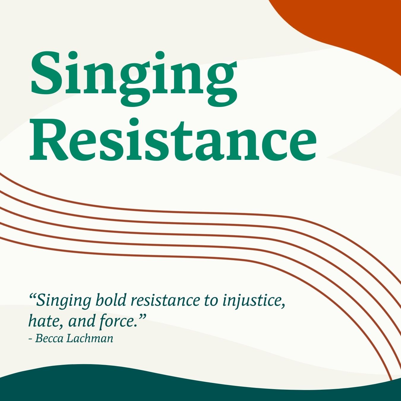 Singing Resistance wordmark
