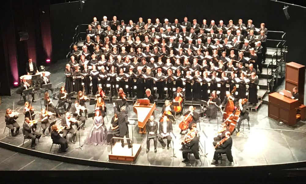 CMU Festival Chorus performing with the WSO