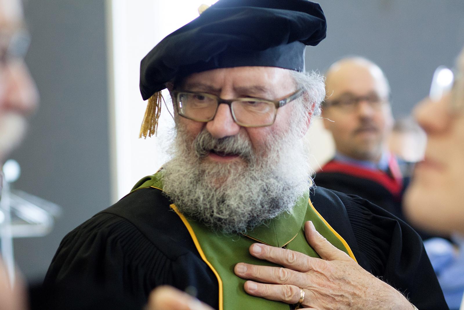 Dietrich Bartel in robe