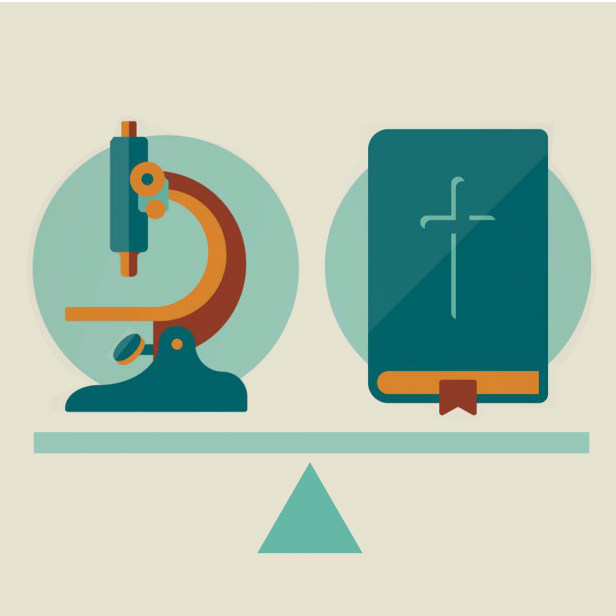 Science and faith, a microscope and a Bible