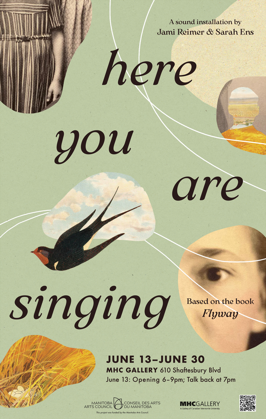 here you are singing