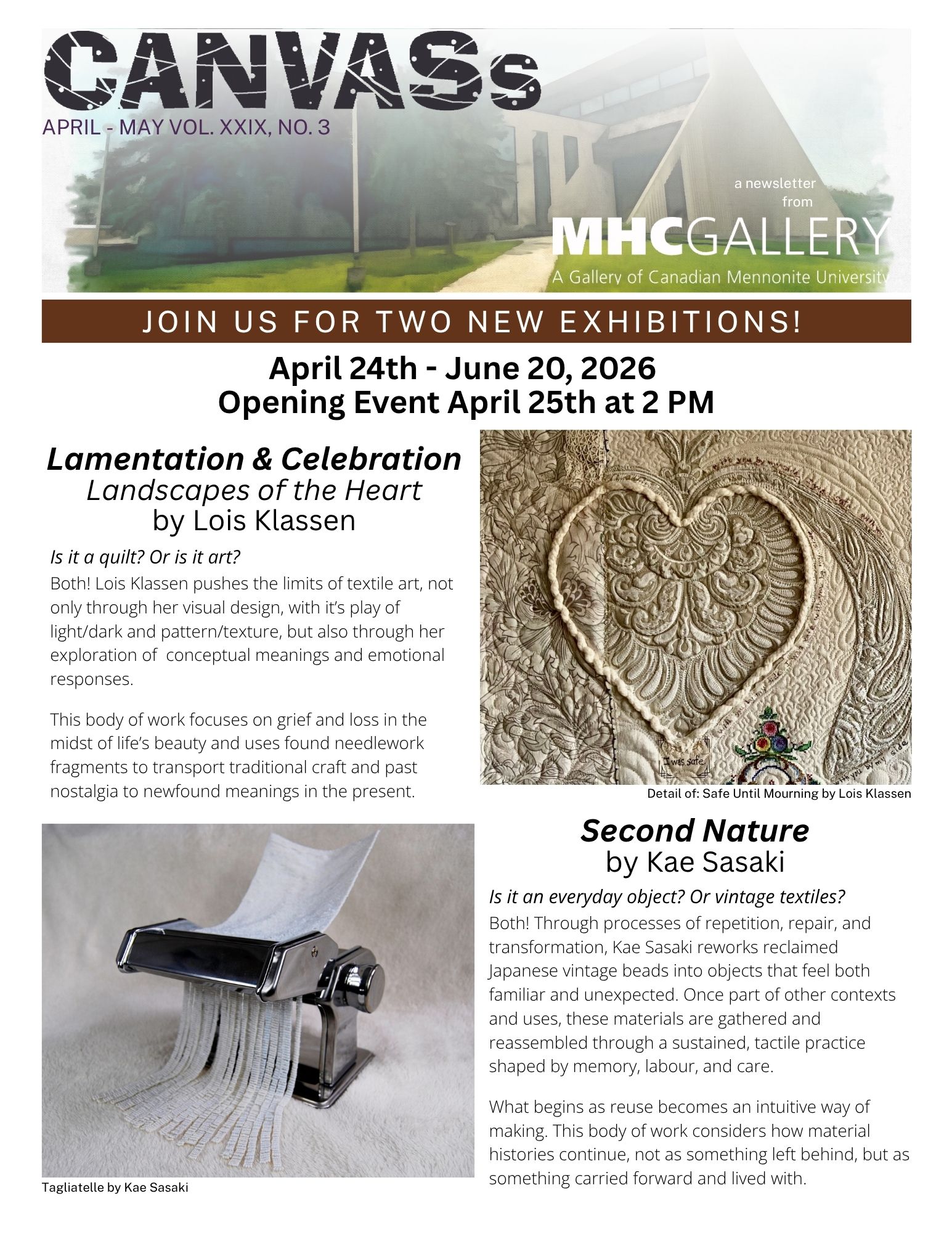 CANVASs April - May Vol. XXIX, No. 3